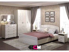 Спальня Виктория МДФ с большим комодом в Качканаре - kachkanar.magazinmebel.ru | фото