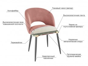 Стул Моли беж велюр-белый в Качканаре - kachkanar.magazinmebel.ru | фото - изображение 3