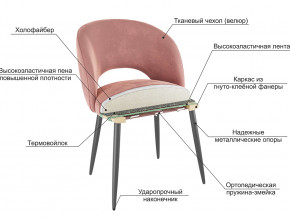 Стул Моли велюр синий в Качканаре - kachkanar.magazinmebel.ru | фото - изображение 2